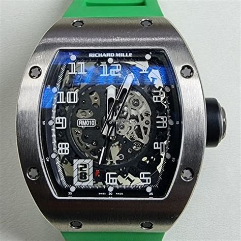 richard mille rm10 grünes armband|Richard Mille 010 pre owned.